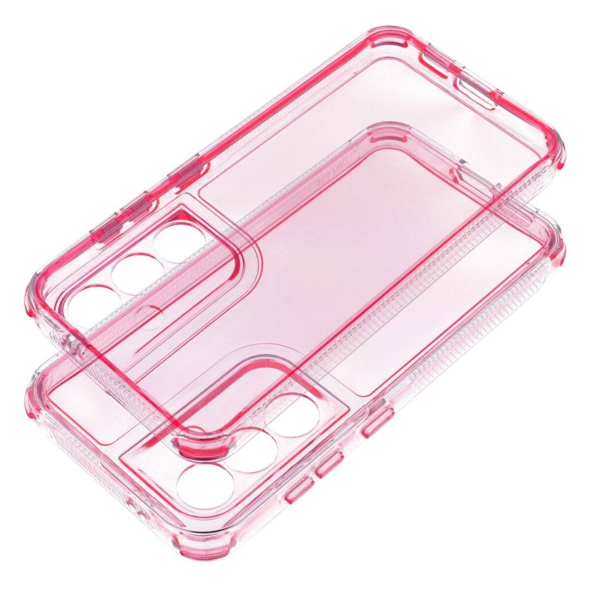 Matrix Clear Handyhülle Transparent Rosa Kompatibel mit Samsung Galaxy A16 5G