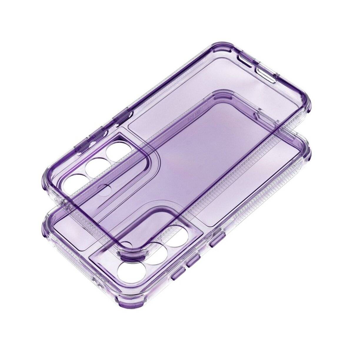Matrix Clear Handyhülle Transparent Hell Lila Kompatibel mit Samsung Galaxy A16 5G