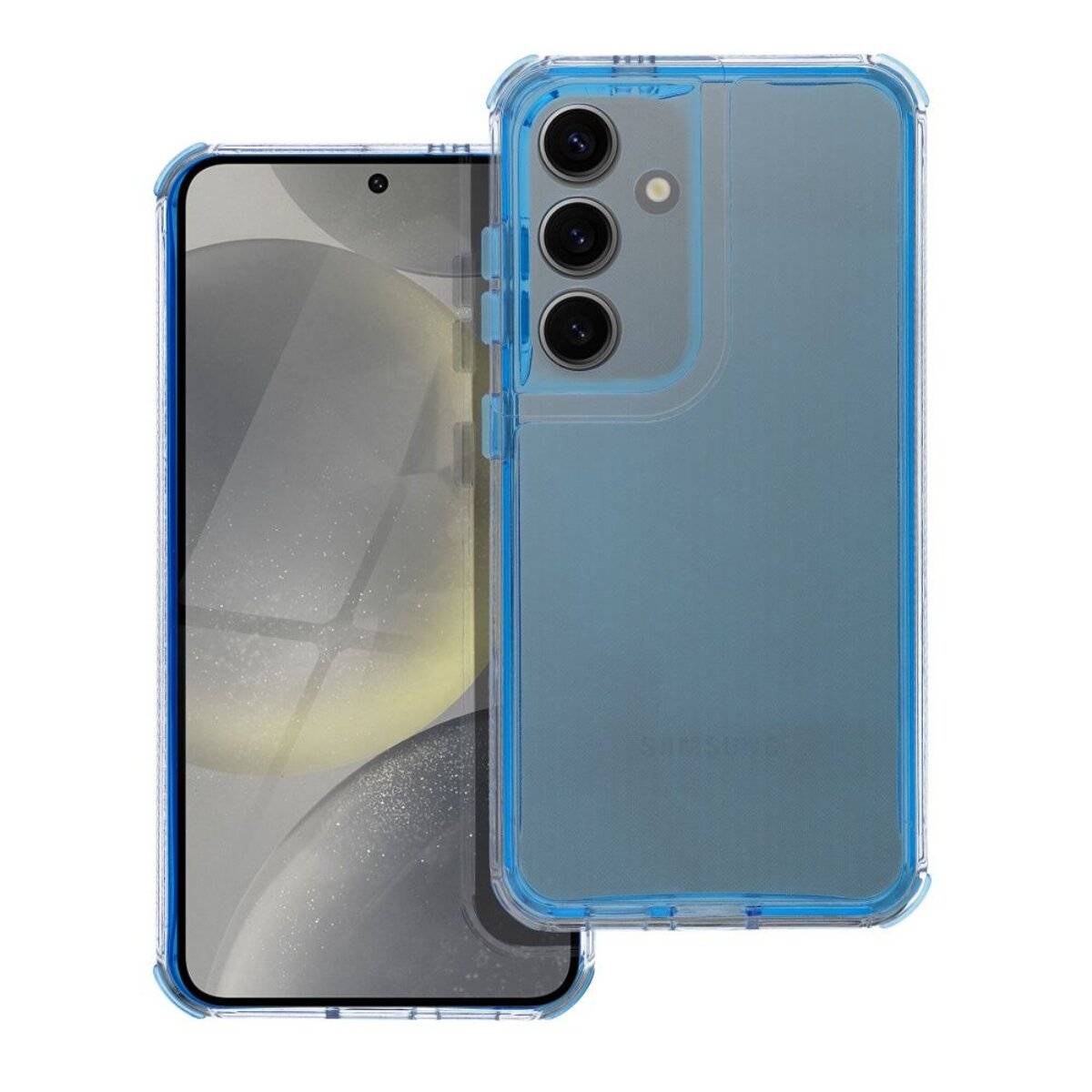Matrix Clear Handyhülle Transparent Blau Kompatibel mit Samsung Galaxy A16 5G