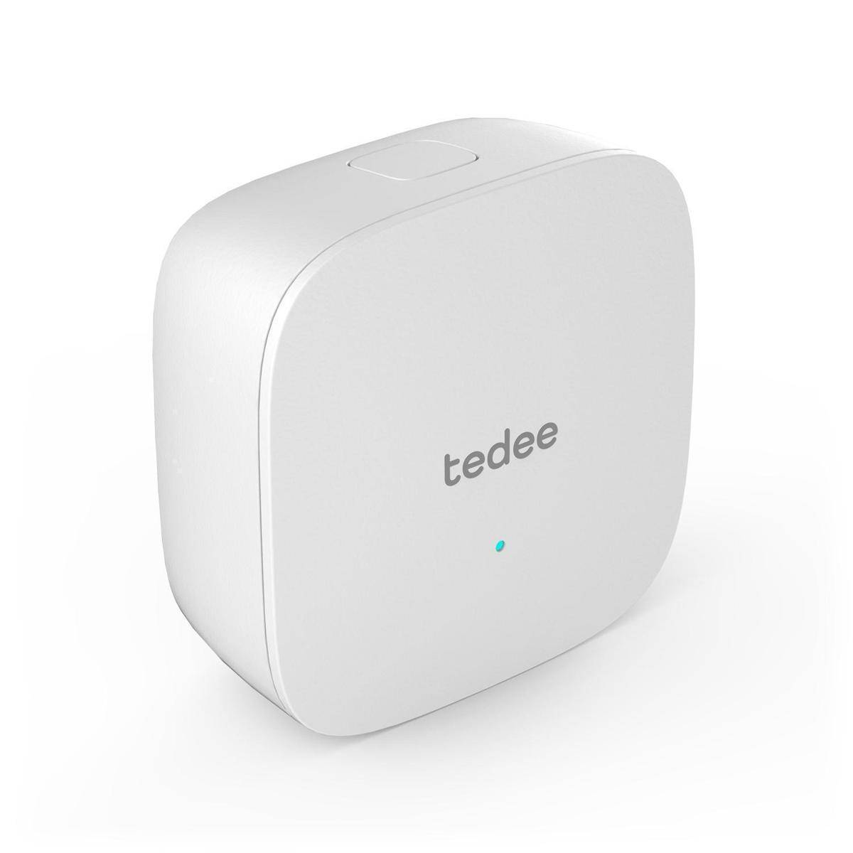 Ein kompaktes, weißes Smart-Gerät mit dem 