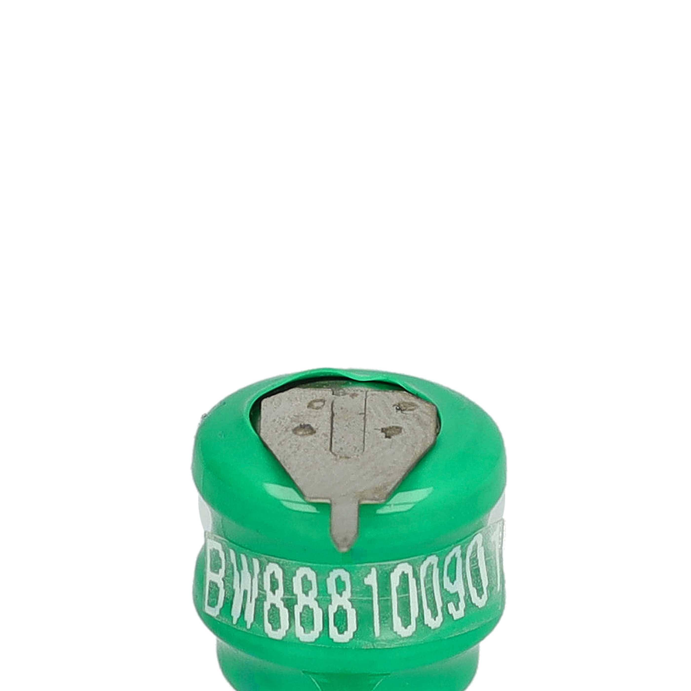 vhbw 20x NiMH Ersatz Knopfzellen-Akku Typ V40H 2-Pins 40mAh 2,4V kompatibel mit Modellbau-Akkus, Solar-Leuchten uvm.