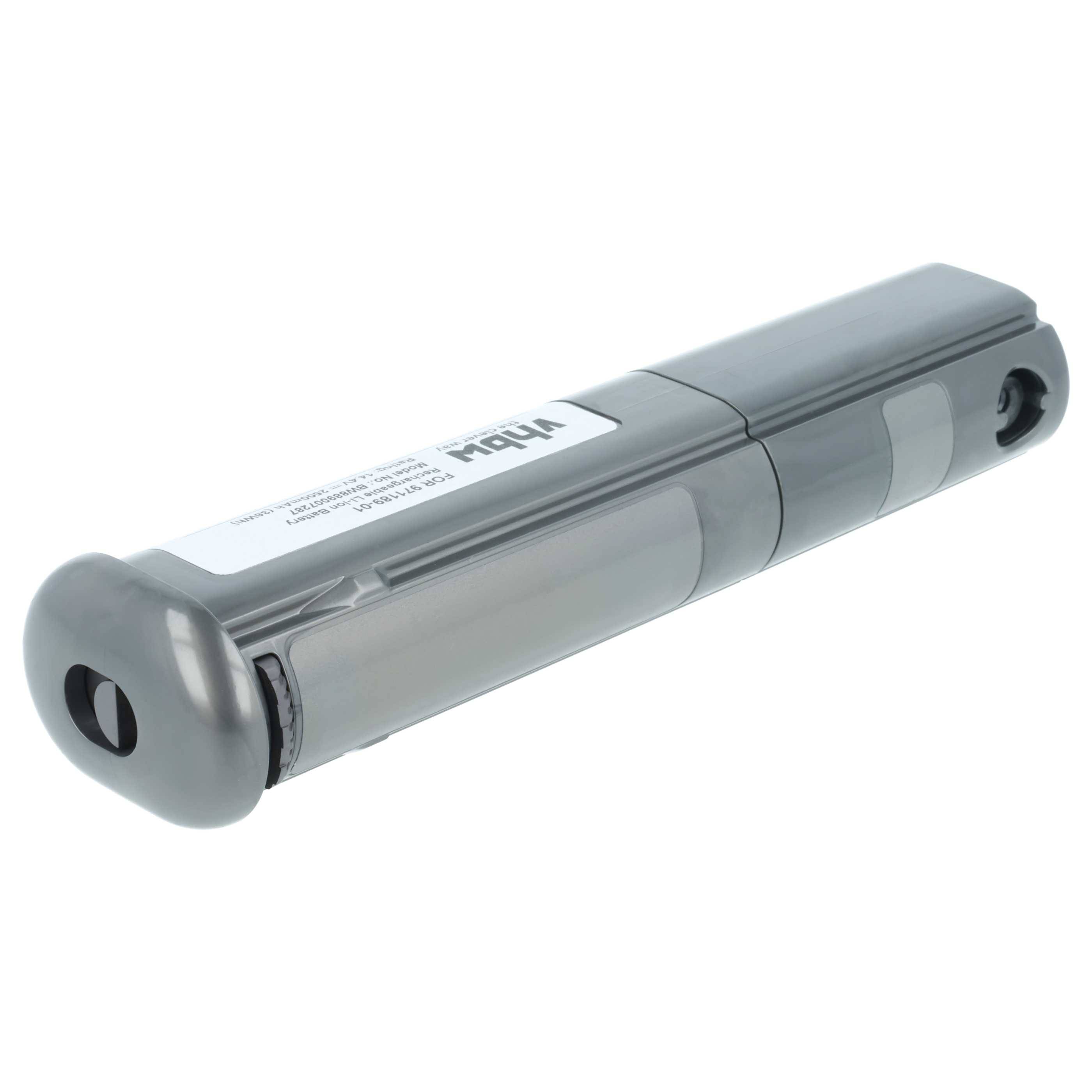 Ein schwarzes, rechteckiges Kunststoffgehäuse für einen Rollerlenker, von verschiedenen Blickwinkeln gezeigt.