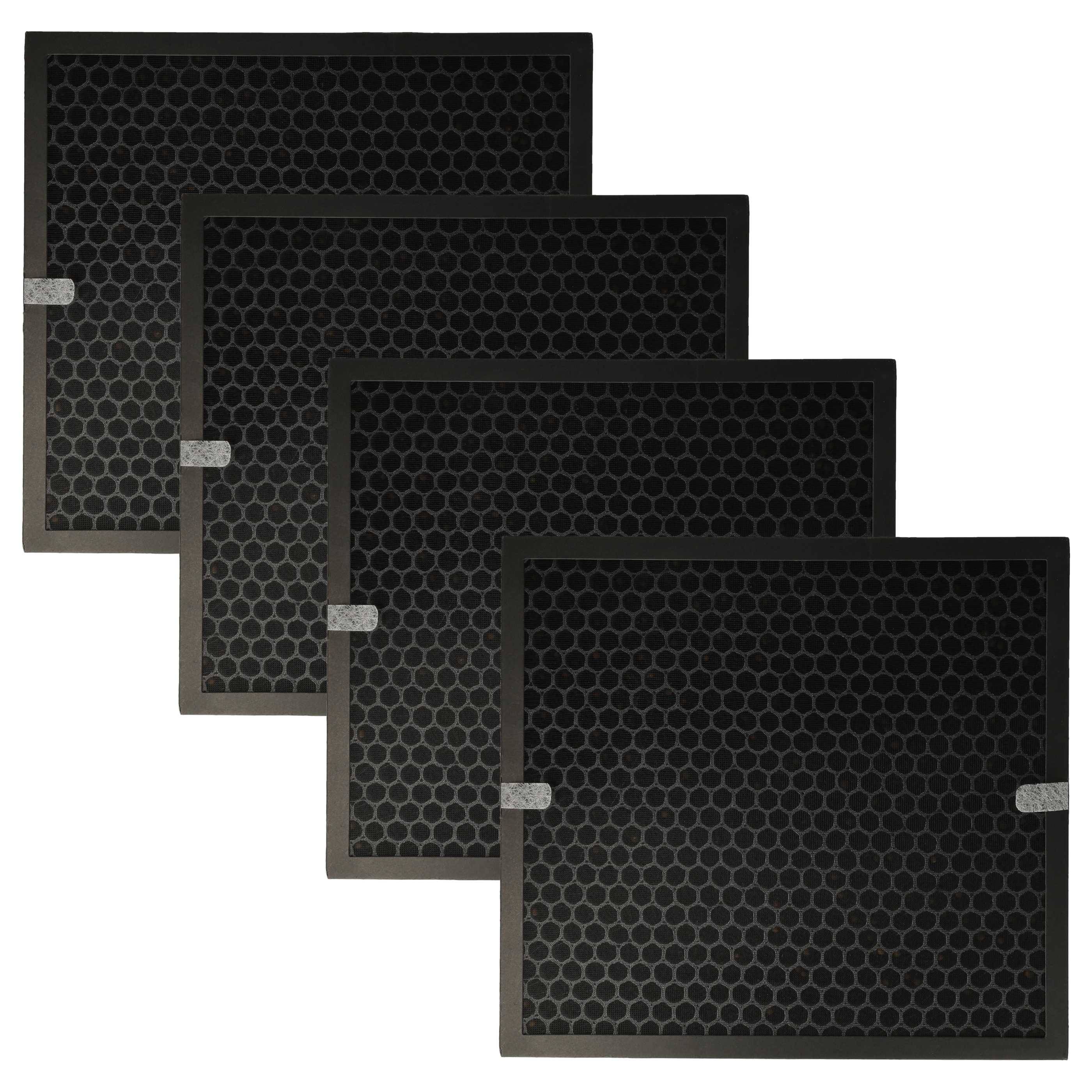 vhbw 4x Luftilter kompatibel mit Philips AC4080/10 Luftreiniger - Kombifilter HEPA + Aktivkohle