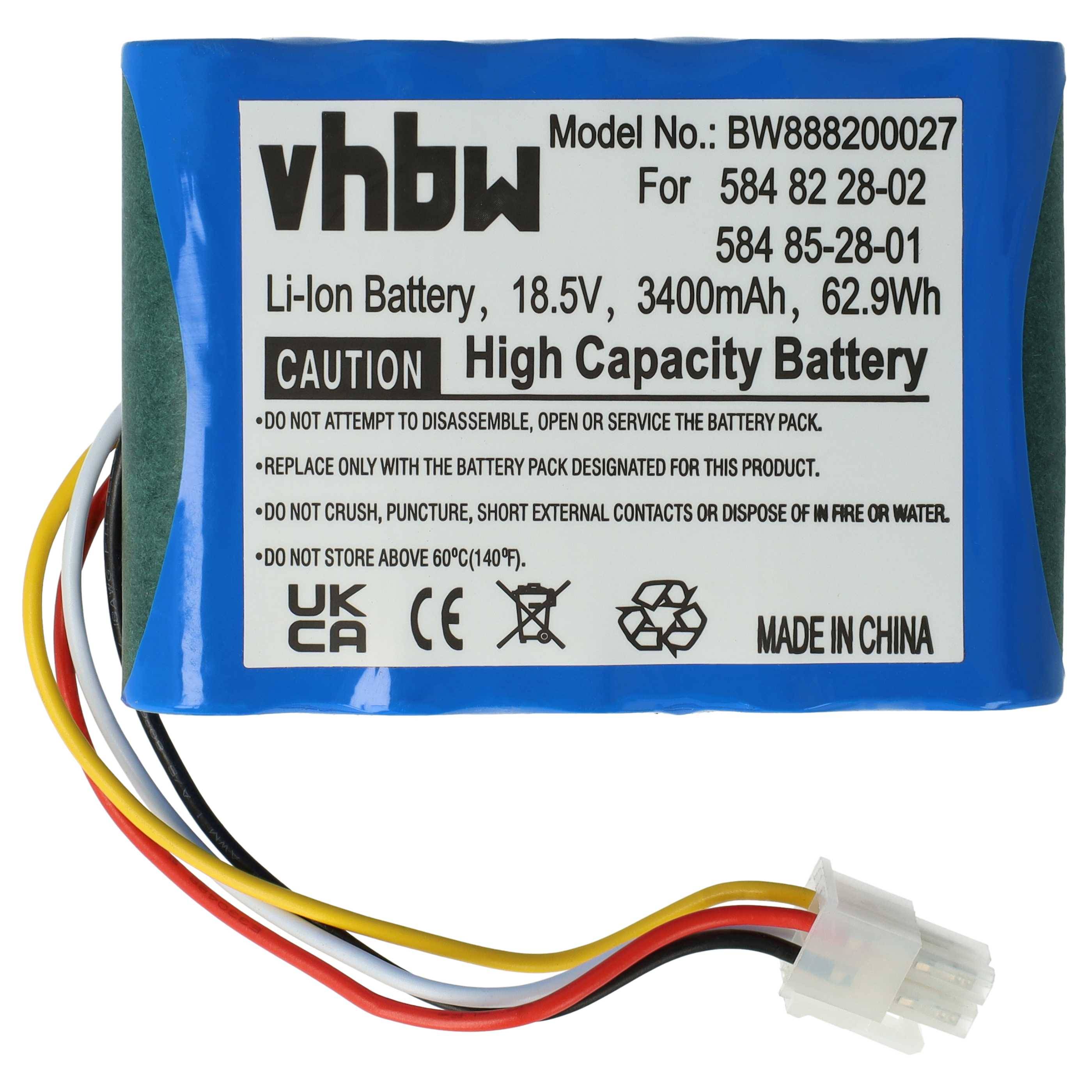 Batteriepack mit Bezeichnung „vhbw
