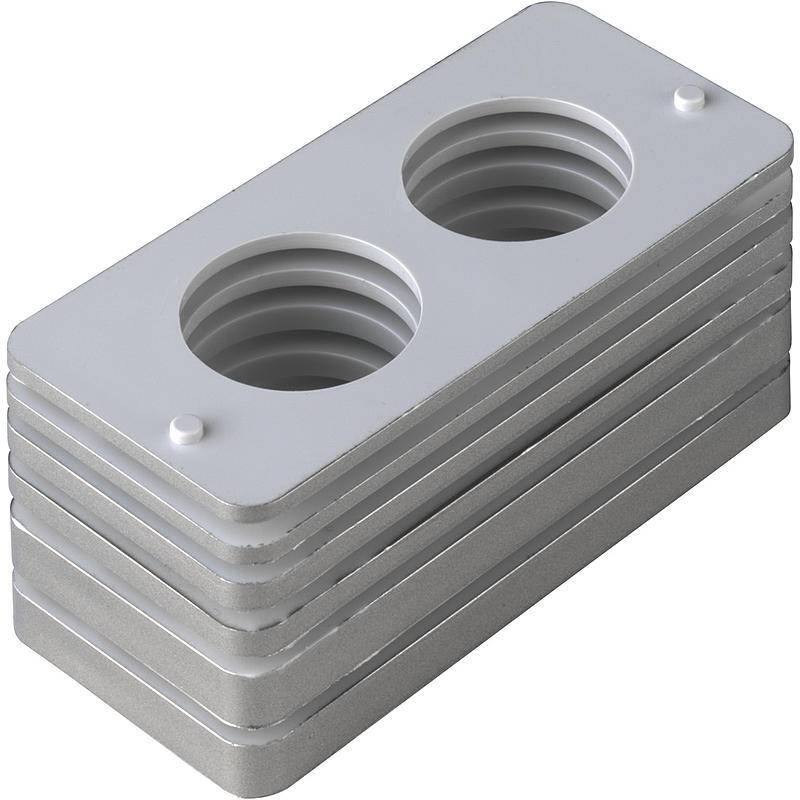 graue Falz-Unterlagen für ABUS PR2600 PR2700, Zubehörartikel, Falz-Unterlagen - Modell: PR 2700, PR 2600 | Einsatzberei