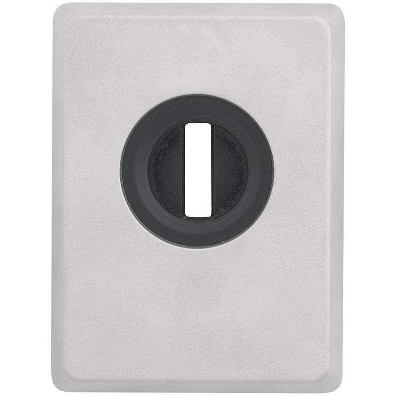 ABUS Panzerplatte PZS70 mit Ziehschutz, silber, Zubehörartikel, Panzerplatte - Modell: PZS 70 | Einsatzbereich: Tür | F