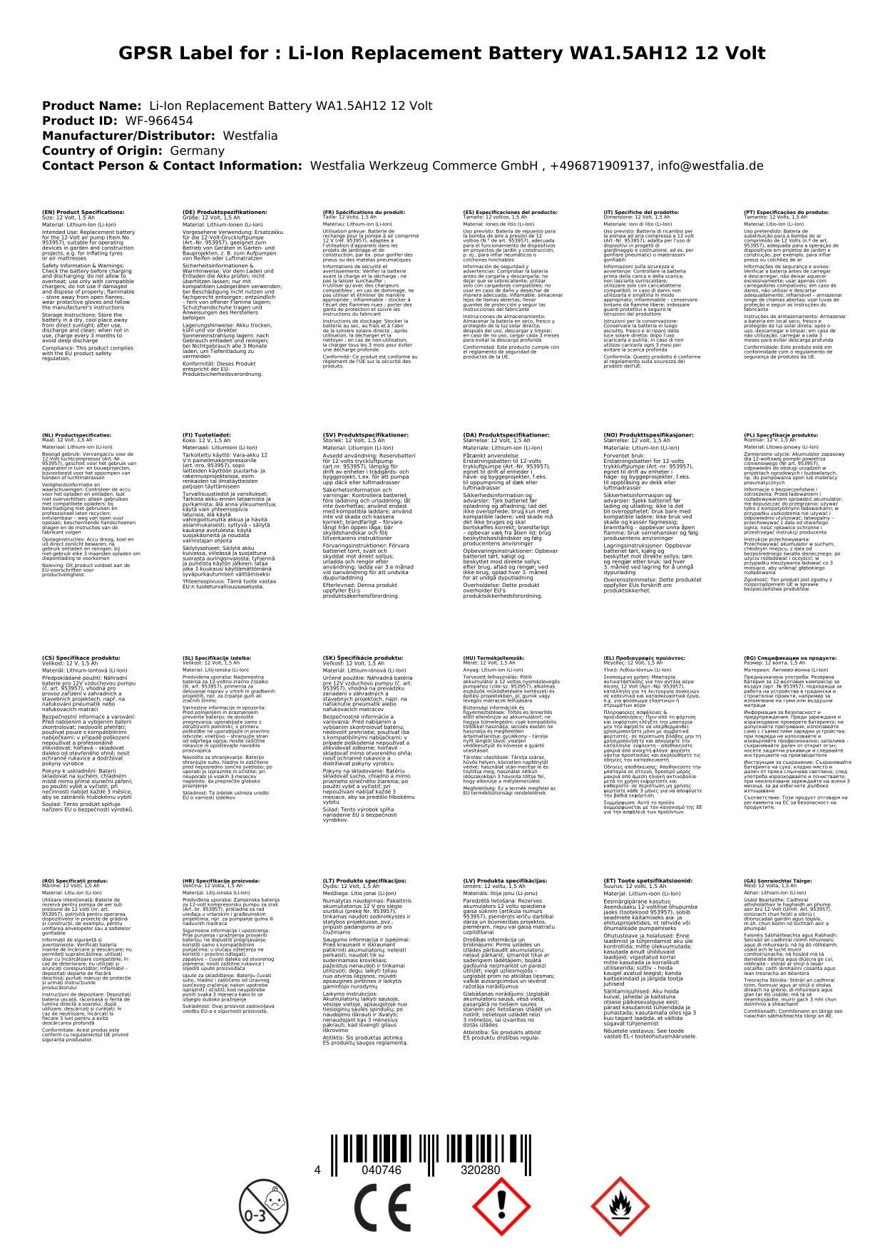 Ein Array von 24 Textkarten, jede mit schwarzem Text auf weißem Hintergrund, organisiert in einem Rastermuster. Jede Karte enthält unterschiedliche Informationen.