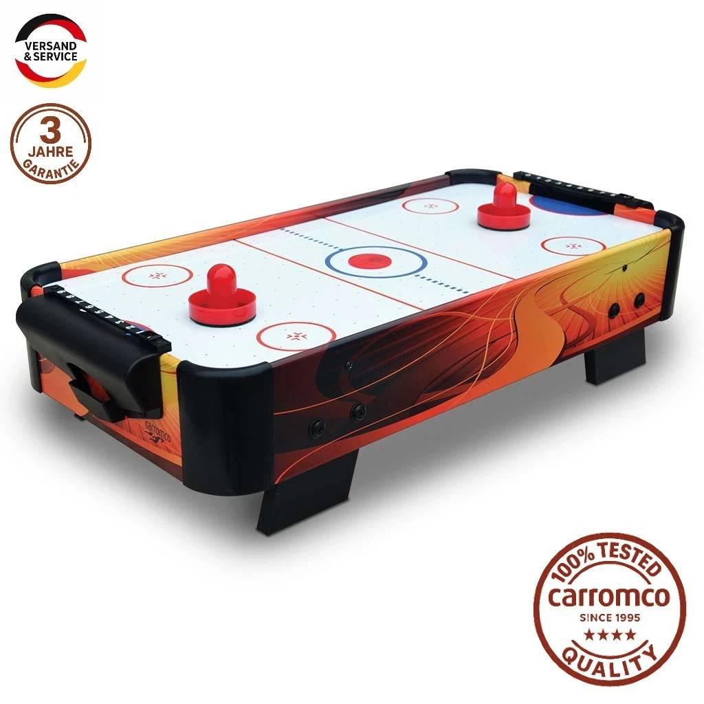 Carromco Speedy-XT Airhockey Tisch für 2 Spieler inkl. 2 Pusher & 2 Pucks, transportabel