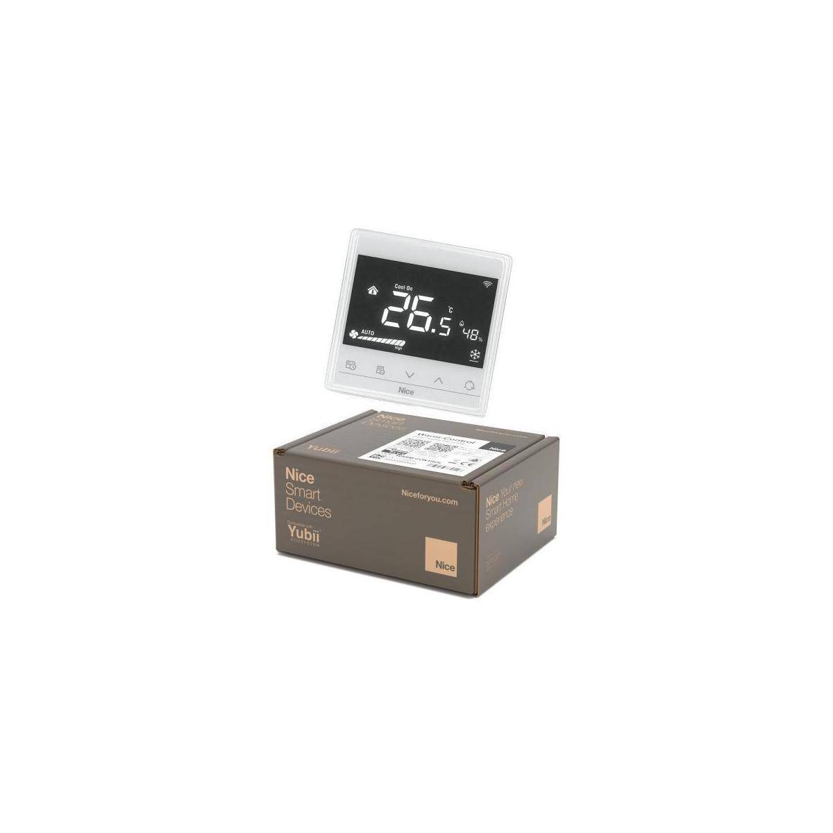 Ein digitales Thermostat, das „26,5°C