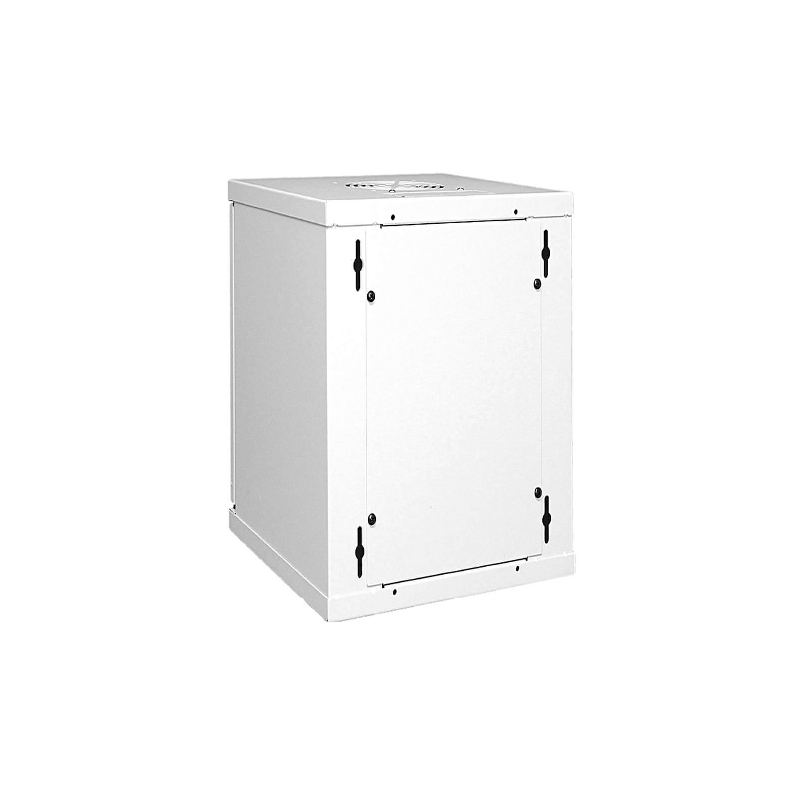 Ein rechteckiger weißer Kasten mit Scharnieren und flacher Oberseite, ähnlich einem Industriebehälter oder einer Gerätegehäuse.
