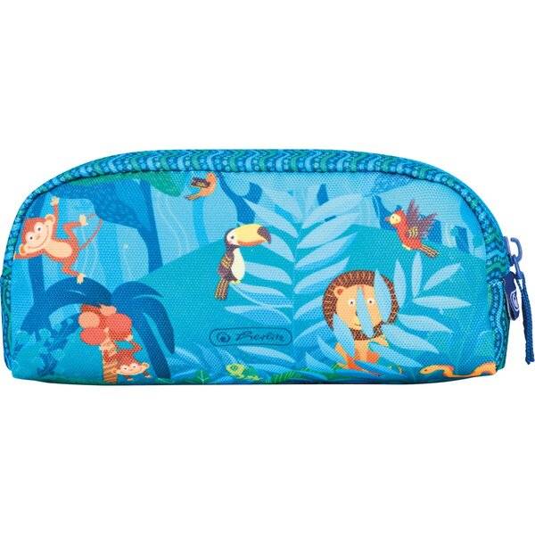 Schüleretui Pouch Bag Polyester 195x65mm Jungle Safari