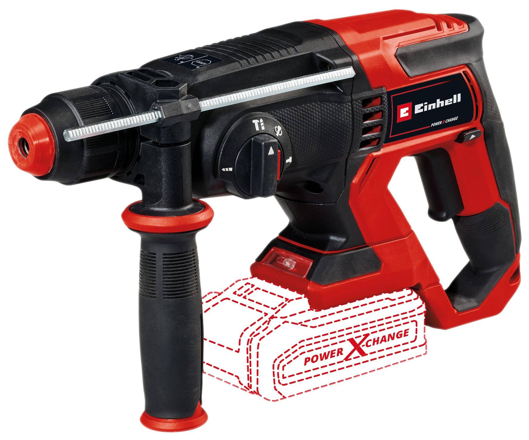 EINHELL Akku-Bohrhammer TE-HD 18/20 Li Kit (1x 4,0 Ah)