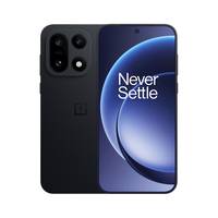 OnePlus-Smartphone mit Dual-Hauptkameras und einem Display mit dem Text „Never Settle