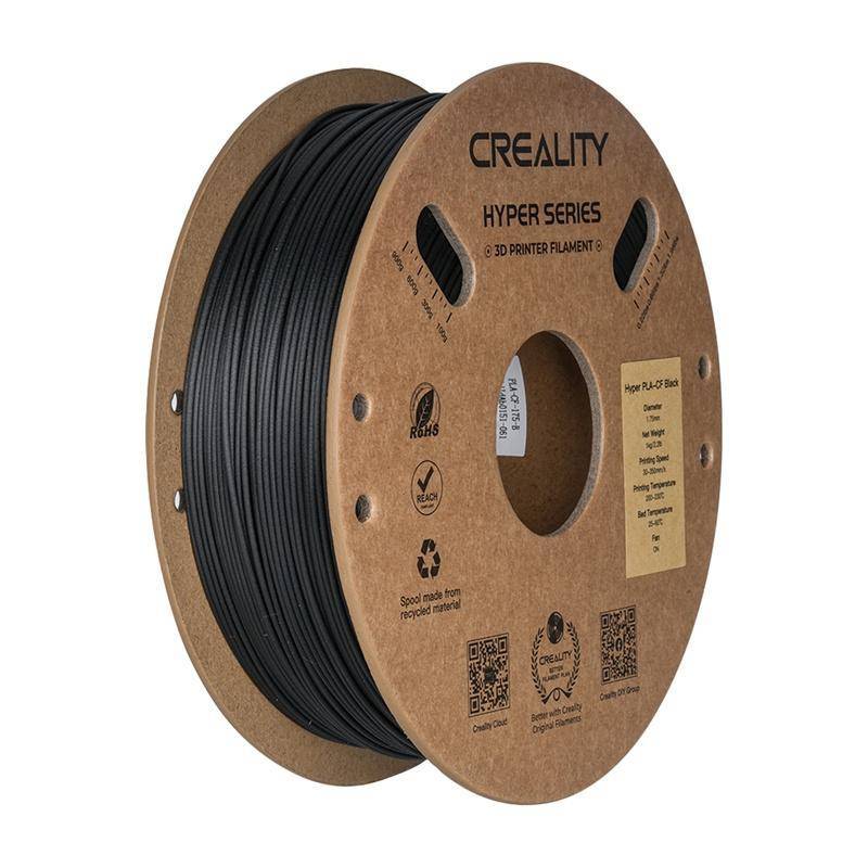 Creality Hyper PLA-CF Filament, 1,75mm, 1kg - Farbton: schwarz