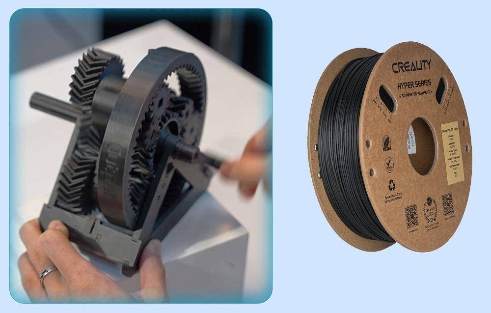 Creality Hyper PLA-CF Filament, 1,75mm, 1kg - Farbton: schwarz