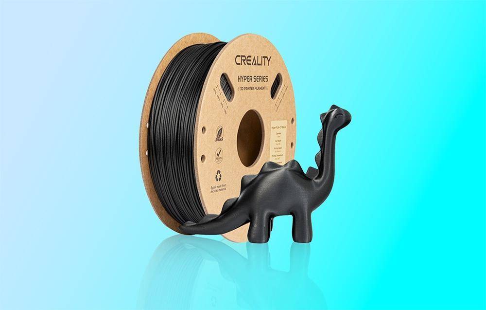 Creality Hyper PLA-CF Filament, 1,75mm, 1kg - Farbton: schwarz