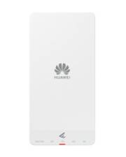 Ein weißes Huawei-Gerät mit dem Unternehmenslogo in der Mitte.