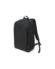 Ein schwarzer Rucksack mit elegantem, minimalistischem Design, ausgestattet mit mehreren Fächern und verstellbarem Riemen. Geeignet für den täglichen Gebrauch.