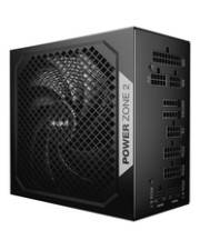 Power Zone 2' Stromversorgungseinheit für Computer, schwarz, mit Lüfter und verschiedenen Anschlussanschlüssen, geeignet für leistungsstarke Konfigurationen.