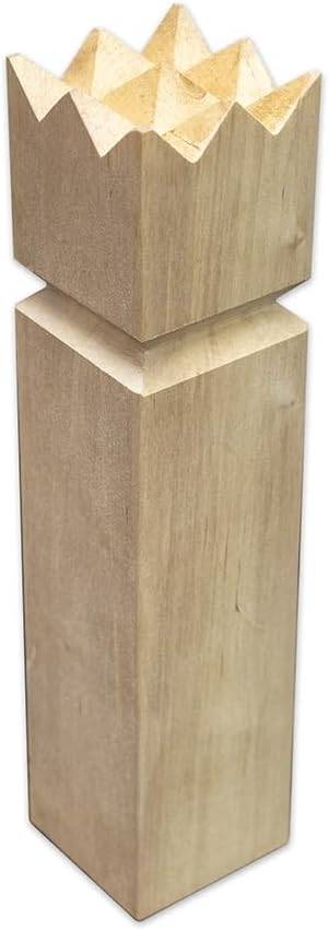 Carromco Wikingerschach Basic aus wetterfestem Birkenholz inkl. Tragetasche für 2–12 Spieler