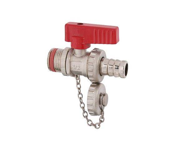 JS KUGEL KFE-VENTIL,KETTE MIT MS- KAPPE,SV,FL.GR,DN15,1/2",MS-VERN.