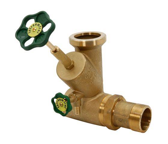 JS ABZWEIG-T-VENTIL, FREISTROM ST.SP.,DN50,EING. 2",OB.A. 2 3/4"