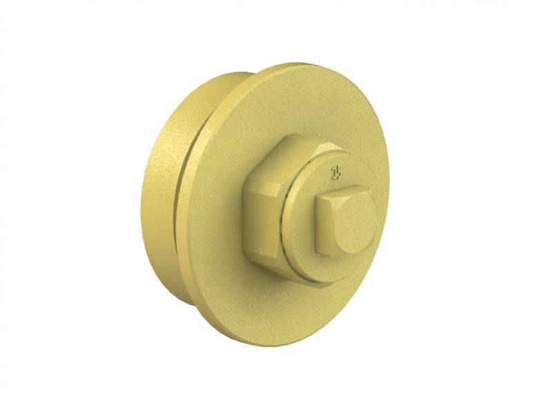 JS ABSCHLUSSSTOPFEN LINKS,WASSER- ZUFUHR VON RECHTS,EINGANG 1 1/2"