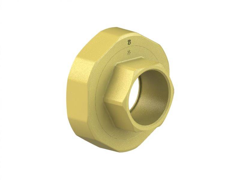 JS ABGANGSVERSCHRAUBUNG FUER KUPFERROHR, 35MM x 2 1/4"