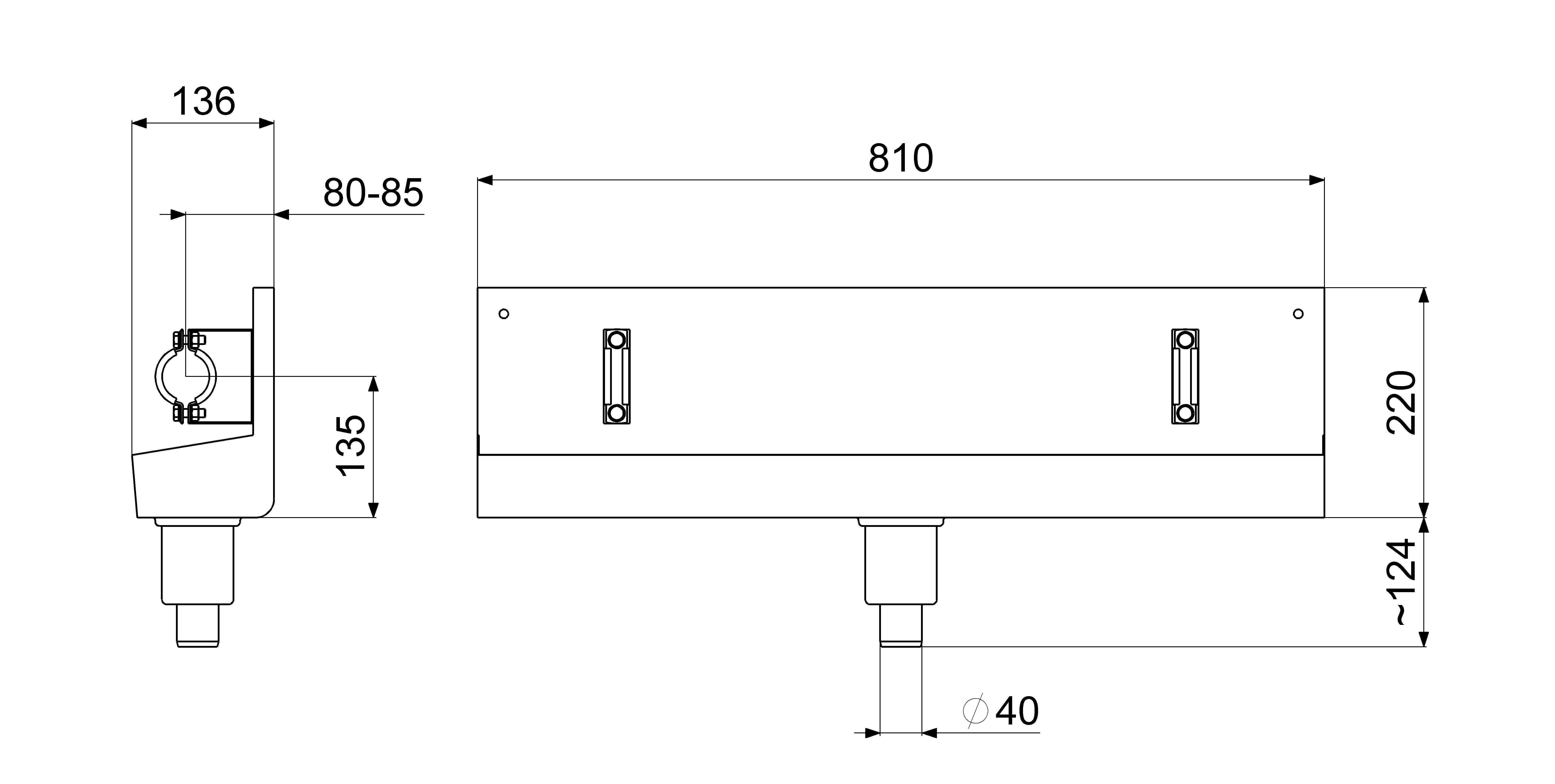 JS ENTLEERUNGSRINNE GRAU 6-FACH MIT ABLAUFV.,DICHTUNG U.BEF.-SATZ