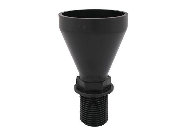 JS ABLAUFTRICHTER EINFACH AG3/4",POM SCHWARZ