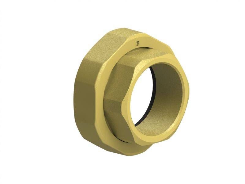 JS ABGANGSVERSCHRAUBUNG FUER STAHLROHR, 1 1/2" x 2 1/4"
