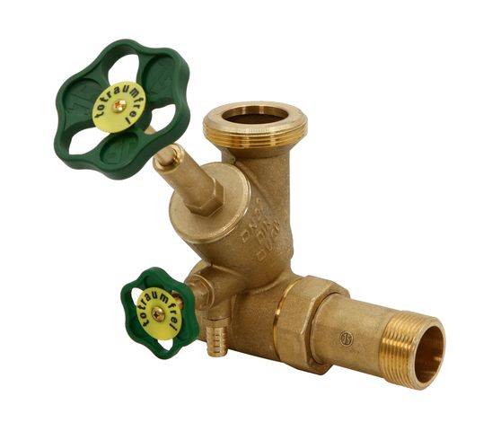 JS ABZWEIG-T-VENTIL, FREISTROM ST.SP.,DN32,EING. 1 1/4",OB.A. 2"