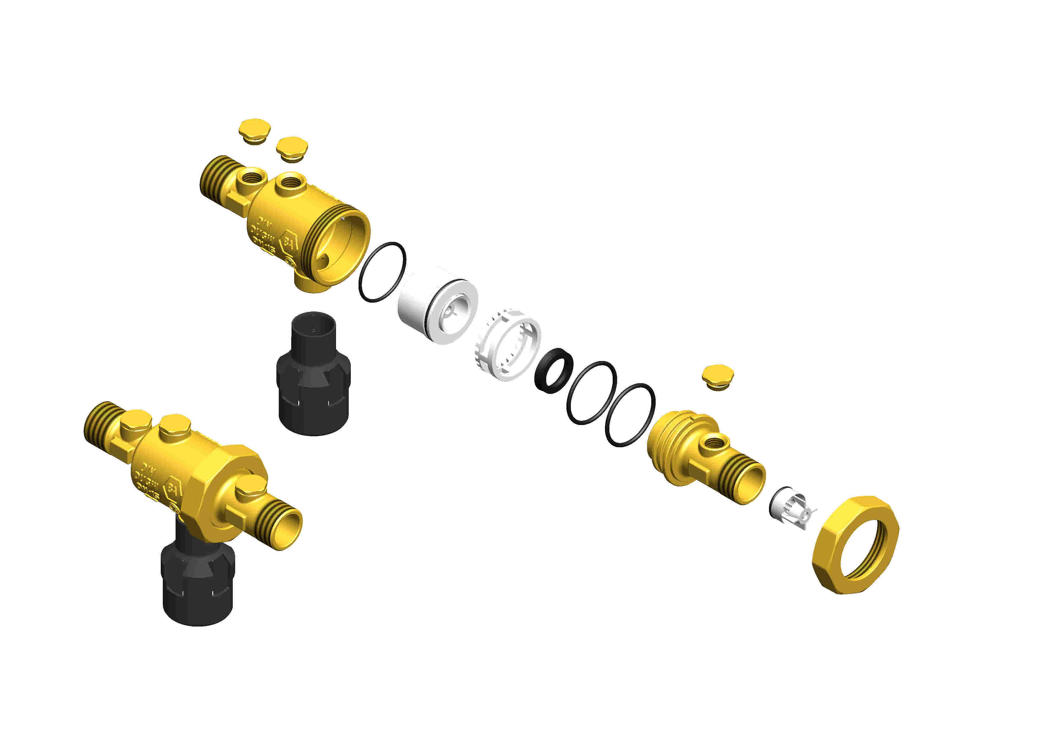 JS SYSTEMTRENNER BA DN 20, AG 1" X AG 1"