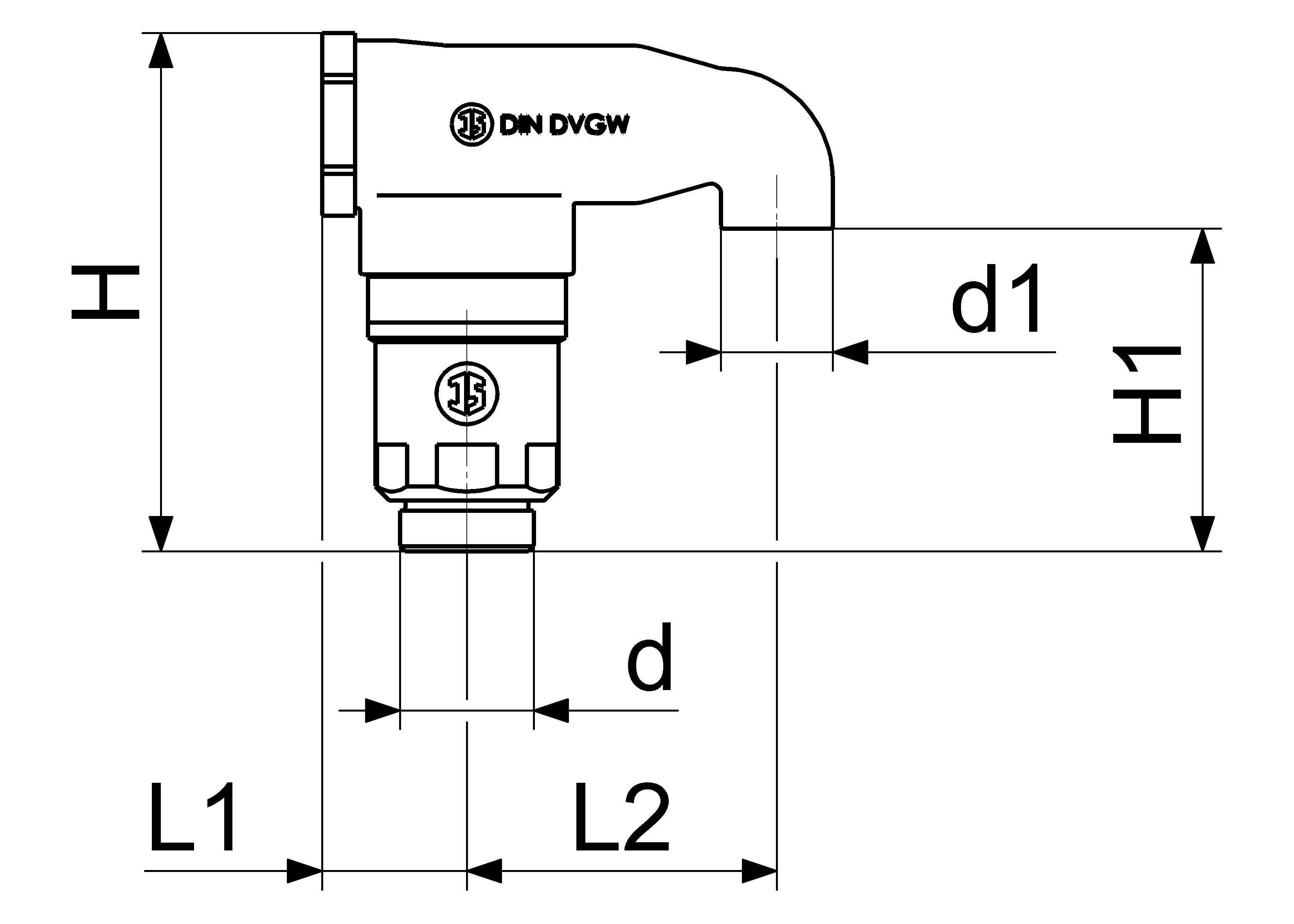 JS ROHRBELUEFTER ERS.F. 8206+8208,DN15,AG3/4",DVGW