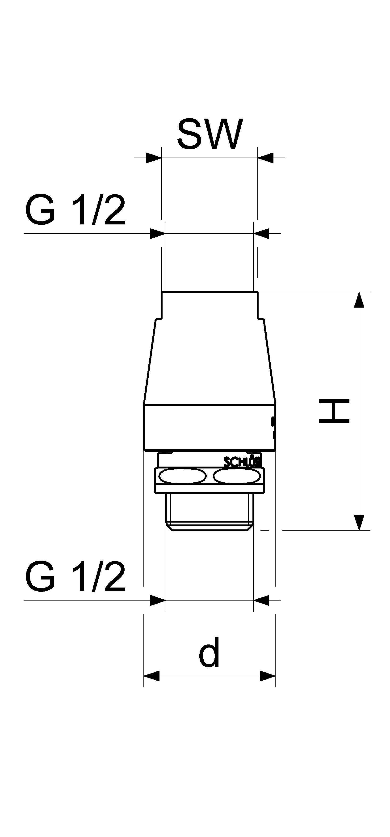 JS DURCHFLUSS-ROHRBELUEFTER, M.RV DN15,1/2"IG x 1/2"AG,DIN-DVGW