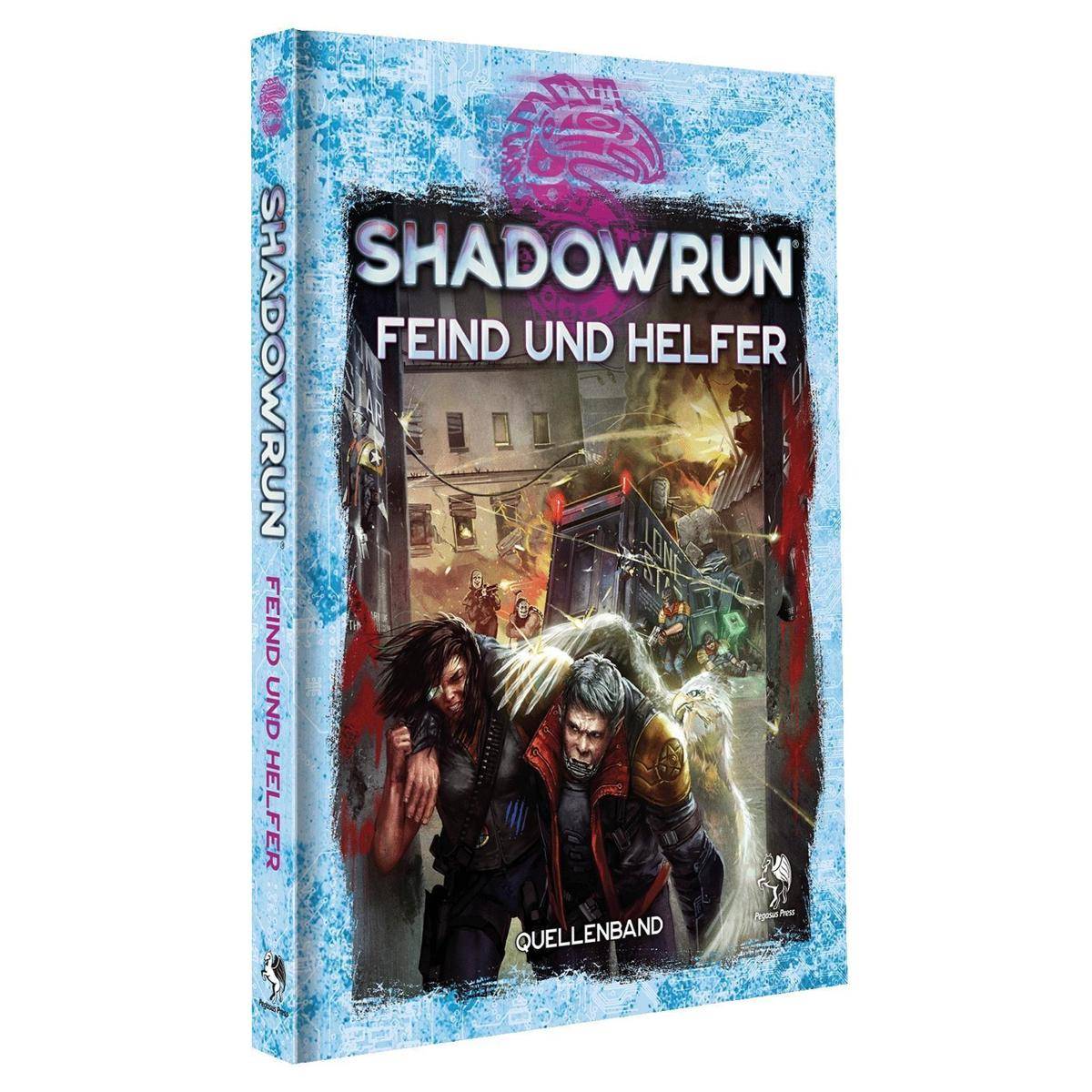 Umschlag des Buches „Shadowrun: Feind und Helfer