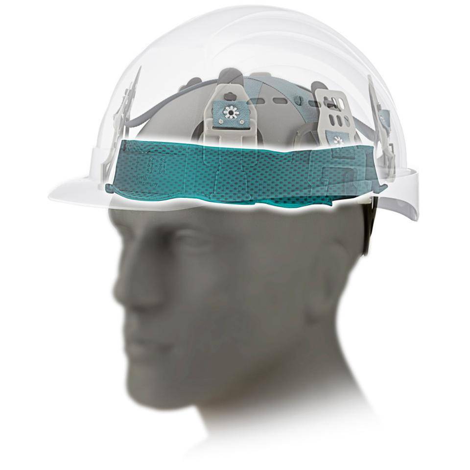 Schuberth Schweißband Wellvitex Z+, grau, Zinkoxid-Faser, 5/VE