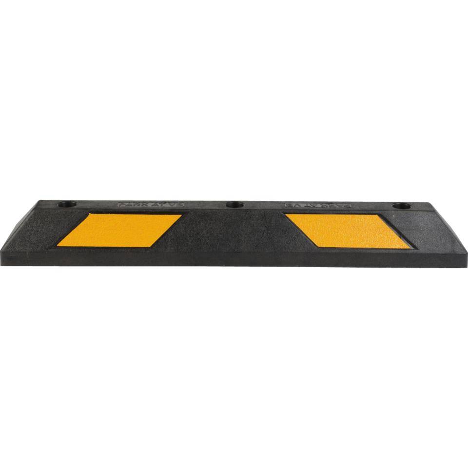 K.57 ParkGuide Parkplatzbegrenzer, zum Aufdübeln, schwarz/gelb, Gummi, 900x150x100mm