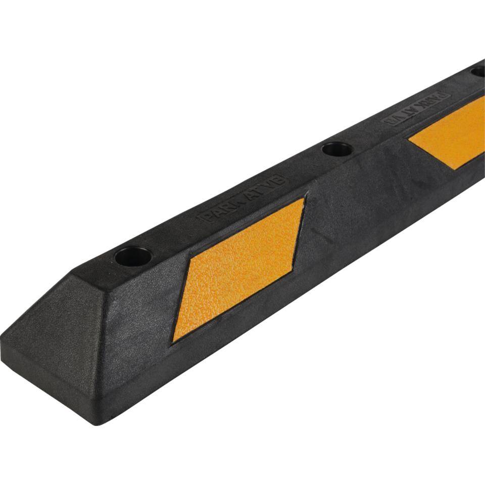 K.57 ParkGuide Parkplatzbegrenzer, zum Aufdübeln, schwarz/gelb, Gummi, 900x150x100mm