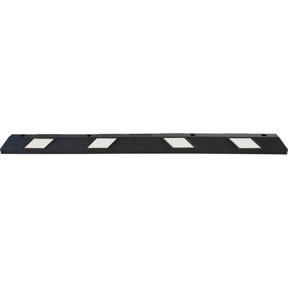 K.57 ParkGuide Parkplatzbegrenzer, zum Aufdübeln, schwarz/weiß, Gummi, 1800x150x100mm