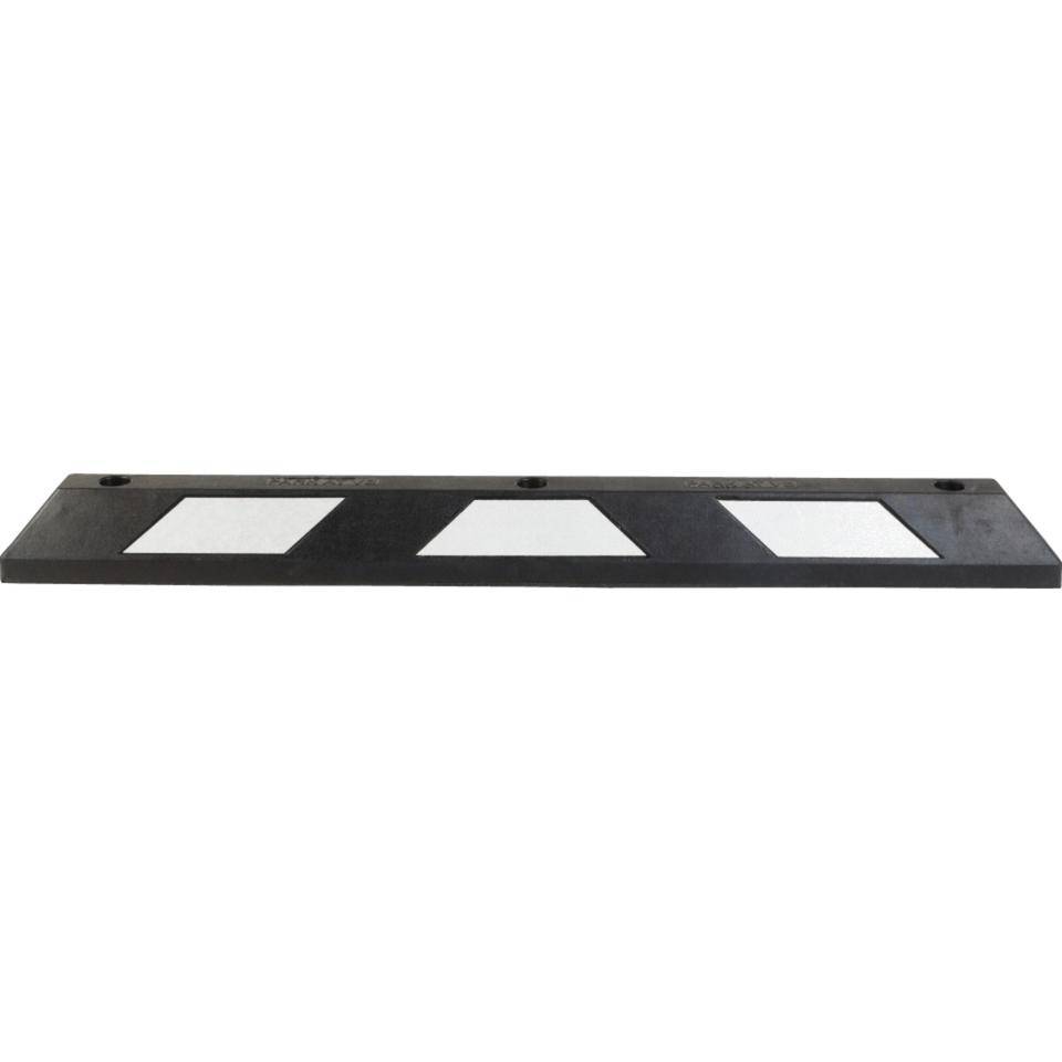 K.57 ParkGuide Parkplatzbegrenzer, zum Aufdübeln, schwarz/weiß, Gummi, 1200x150x100mm