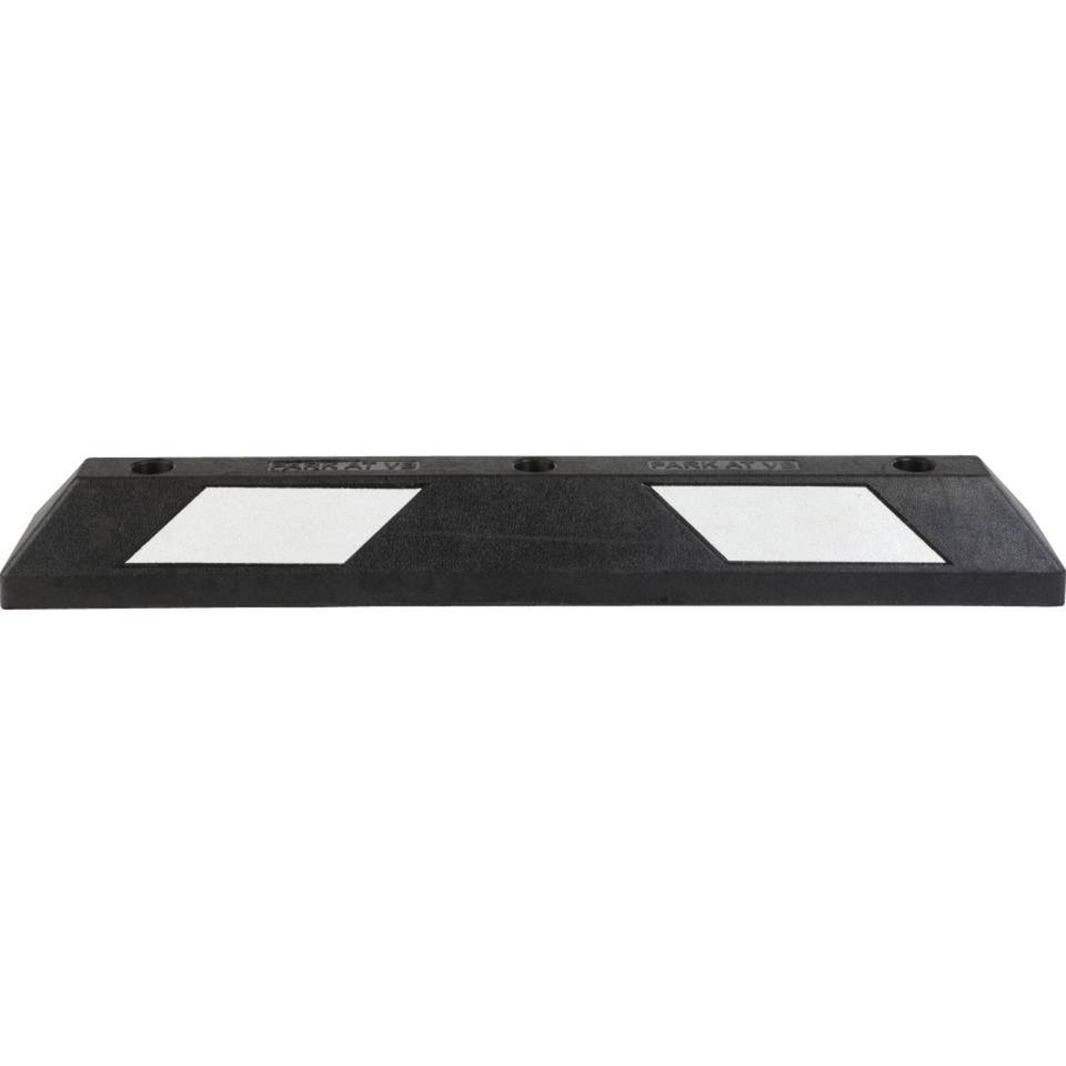 K.57 ParkGuide Parkplatzbegrenzer, zum Aufdübeln, schwarz/weiß, Gummi, 900x150x100mm
