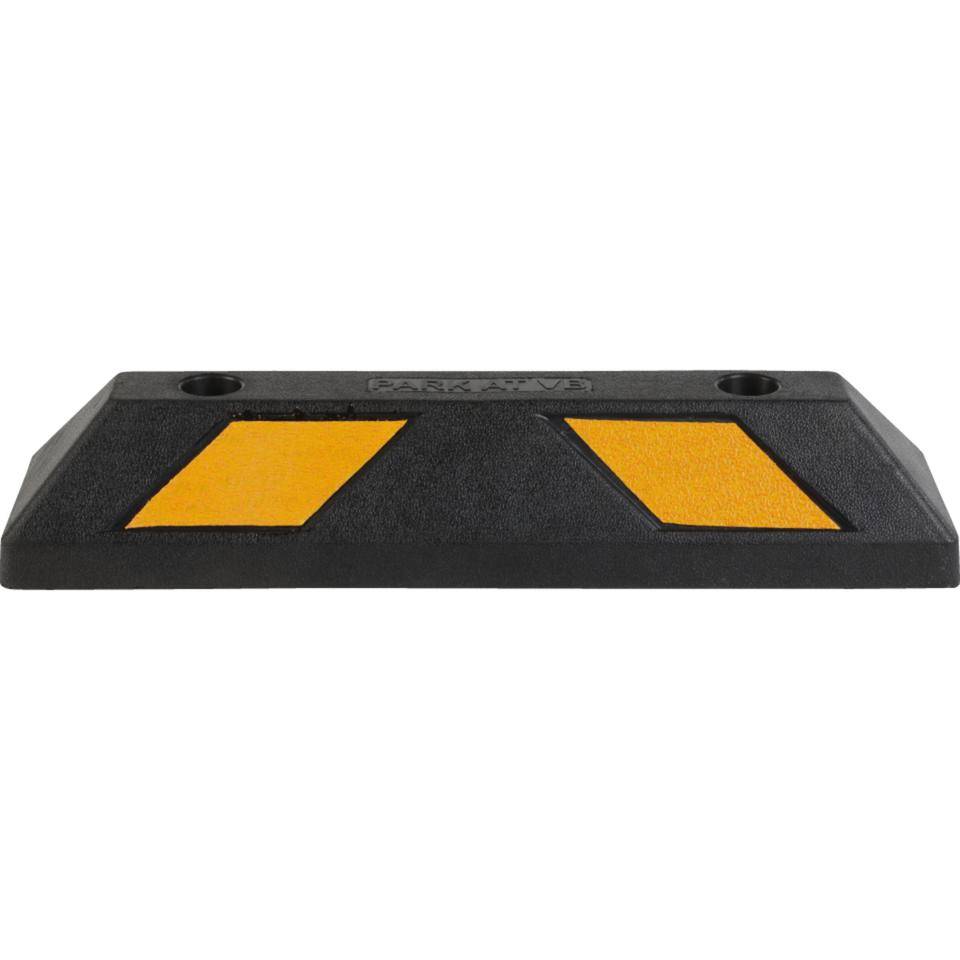 K.57 ParkGuide Parkplatzbegrenzer, zum Aufdübeln, schwarz/gelb, Gummi, 550x150x100mm