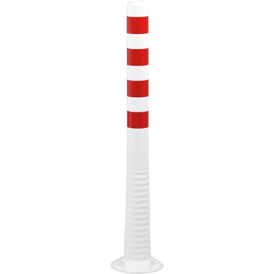 K.57 Absperrpfosten StandUp, flexibel, weiß, Elastomer, Ø 80mm, 1000mm