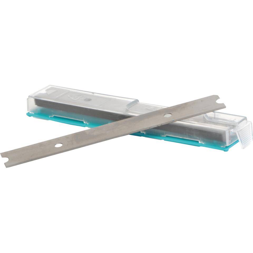 Ersatzklingen für Schaber 1,20m, Stahl, Länge: 100mm, Höhe: 30mm, 10/VE