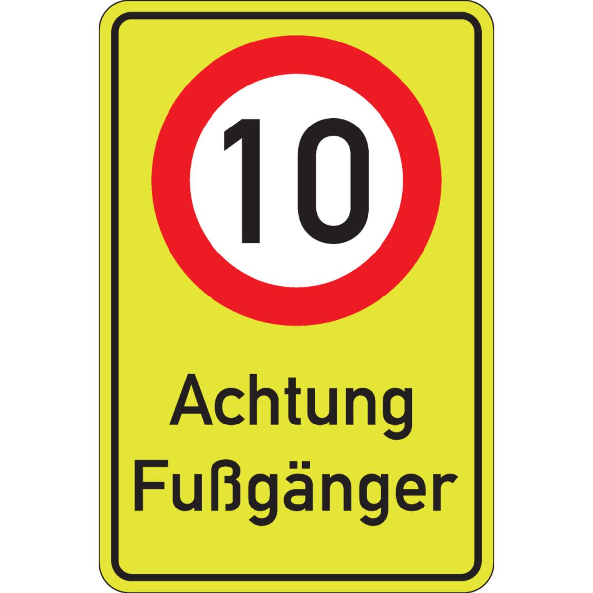 „Achtung Fußgänger