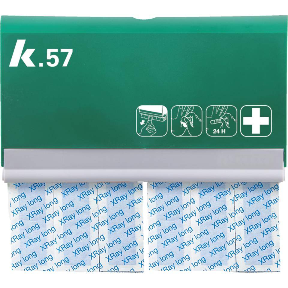 Nachfüllpack QuickFix Fingerverband XRay long, detektierbar, blau, 120x20mm, 180/VE