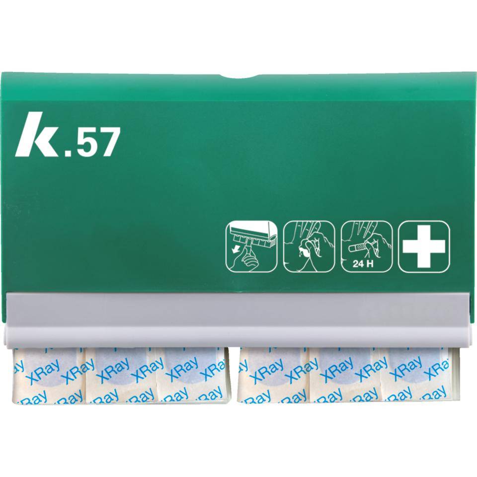 Nachfüllpack QuickFix Pflaster XRay, detektierbar, blau, 72x25mm, 270/VE