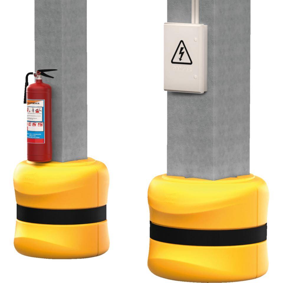 boplan® Pfeiler- u. Säulenschutz Kolom Protector KP 300, gelb, HPPE, 515x620mm