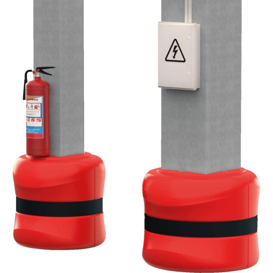 boplan® Pfeiler- u. Säulenschutz Kolom Protector KP 300, rot, HPPE, 515x620mm